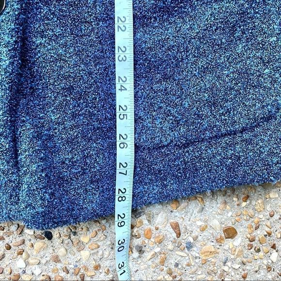 Sandro Blue Lined Mid-Length Winter Coat Size M - Picture 4 of 10